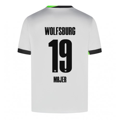 Dres Wolfsburg Lovro Majer #19 Rezervni 2024-25 Kratak Rukav